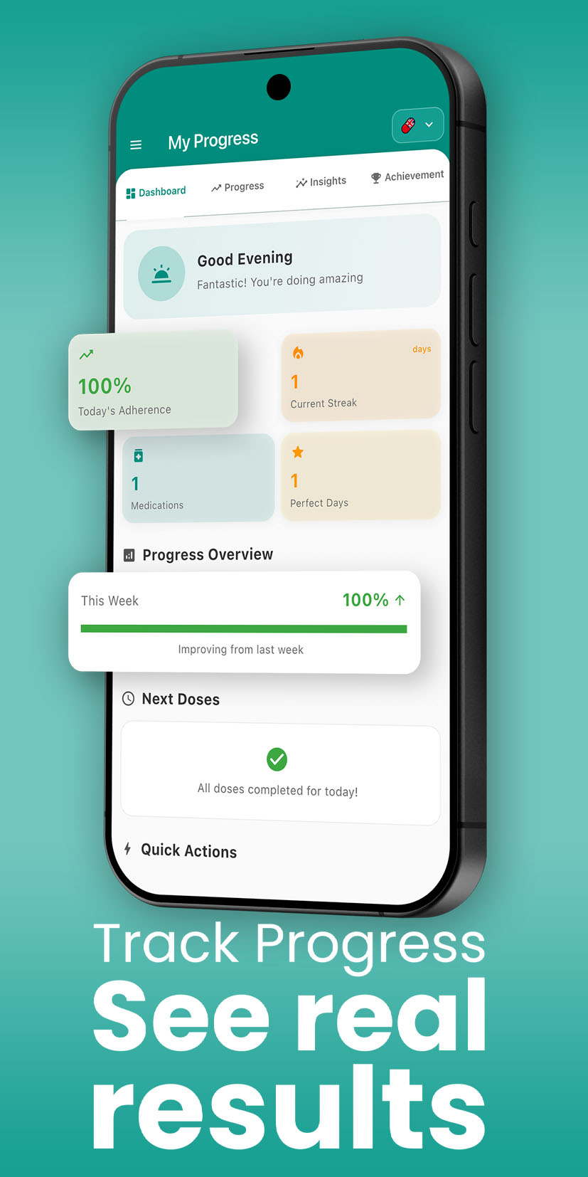 Track Progress Screen
